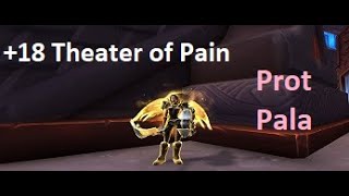 Protection Pala | +18 Theater of Pain | Mythic+ Dungeon Wow 9.1.5