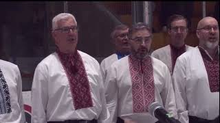 “Ще не вмерла України”, “O Canada”— Axios Men's Ensemble, Edmonton