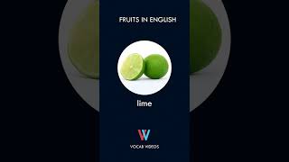 Fruits in English