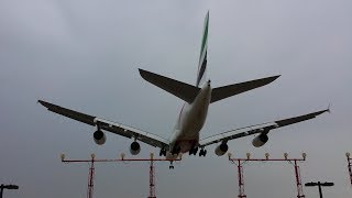 Emirates A380 landing at Toronto Pearson Airport - HD 1080P