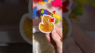 Golden duck 🦆 water Elf tutorial #diy #clayart #slime #shivangisah #5minutecrafts #waterexperiments