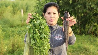 Awesome Cooking Fish With Vegetable Recipe - Cook healthy Recipes - Village Food Factory