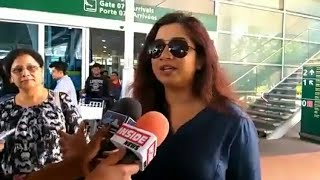 Shreya Ghoshal Meets Media in Mauritius Airport and she shared about her upcoming Mauritius Concert