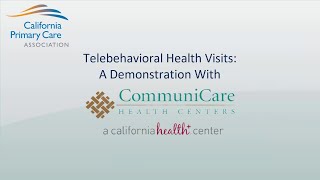 Telebehavioral Health Visits: A Demonstration With CommuniCare Health Centers