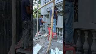 square columns interior design -  pillar design by cement - gate pillar design by cement in Dhaka