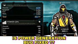 Mk Mobile Is Power Generation Bug Fixed ???