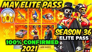 FREE FIRE MAY ELITE PASS 2021 || SEASON 36 ELITE PASS|| FREE FIRE NEW EVENT || UPCOMING ELITE PASS