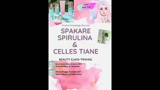 SPAKARE SPIRULINA MASK & CELLES TIANE skincare | ACARA SERU