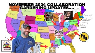 Coast to Coast November 2024 Garden Collaboration || DHBG