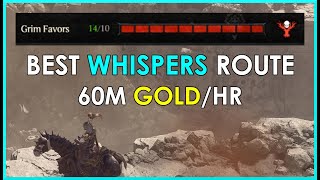 Diablo 4 Fastest Way to Farm Whispers (60 Million Gold in 1 Hour)