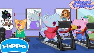 Hippo🌼 Gry dla dzieci 🌼 Hippo Trainer 🌼 cartoon game