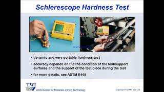 Theory of Hardness Test (DESTRUCTIVE TEST)