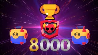 Поднял 8000 трофеев | Brawl Stars