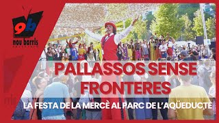 Pallassos Sense Fronteres "la líen" a Nou Barris per la Mercè