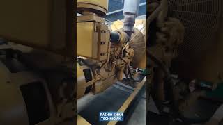 caterpillar 3406 start manually generator testing/ Rashid Khan generator