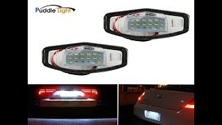 2pcs 18 LED License Plate Light Direct Fit For Acura MDX RL