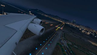 realistic view landing at LSIA in GTA5