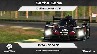 iRacing - 24S3 - Dallara LMP2 - IMSA - VIR - SG