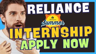 How to Get the Reliance Internship 2024 | Step-by-Step Guide | #students #reliance #gomstechtalks