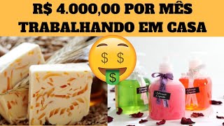 ARTESANATO PARA GANHAR DINHEIRO, SABONETE ARTESANAL