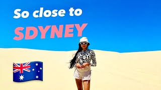 Sydney to Nelson Bay | Sand boarding for the first time