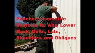 Puncher's Isometric Exercise for Abs, Lower Back, Delts, Lats, and More