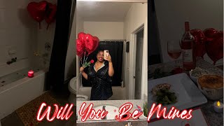 VALENTINES DINNER AT HOME| DOLLAR TREE VALENTINES DECOR| HOW TO COOK SALMON| VDAY 2K22