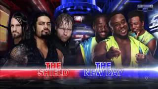 WWE Survivor Series 2017 The Shield vs The New Day Official Match Card