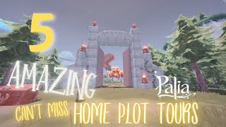 5 AMAZING Can't Miss Home Plot Tours!! || Palia