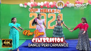 "Hello 2024" | New year celebration | Danc Performance -4 |Montessori High School | Valigonda| TS