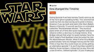 Star Wars: How Ezra Created The New Timeline