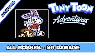 Tiny Toon Adventures NES - All Bosses [No Damage]