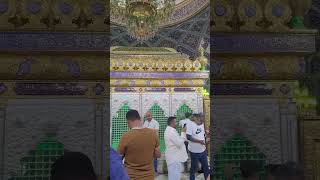 Entering the Shrine of Bibi Sakina in Sham Syria.