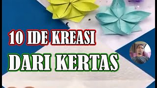 10 Ide Kreasi Dari Kertas - Rifo Creatorial