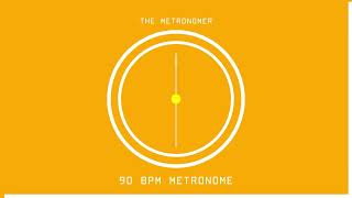 90 BPM Simple Metronome for 60 Minutes