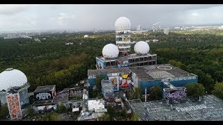 Sneaking into Teufelsberg (NSA-Station)  Berlin - Drone view - Vlog 13 - Actionedit