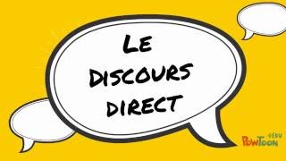 Le discours direct