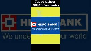 Top 10 INDIAN Richest 💰💸 Companies / अमीर-धनी Luxury Company / #shortvideo #knowledge #factshorts