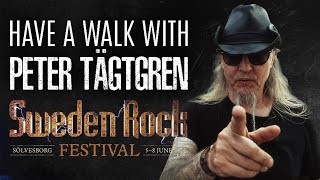 Have a walk with Peter Tägtgren @Sweden Rock 2024 backstage