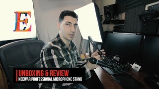 NEEWER Microphone Suspension Boom Scissor Arm Stand Unboxing & Quick Review