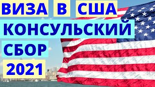 Виза в США. Оплата консульского сбора. Изменение в 2020.