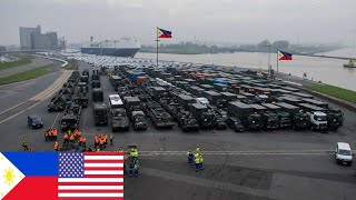 Philippines surprised by the arrival of 50,000 troops and 10,000 German military vehicles