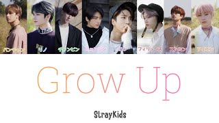 【잘 하고 있어/Grow Up(よくやってるよ)】 StrayKids/ｽﾄﾚｲｷｯｽﾞ/스트레이키즈 (日本語/ハングル/カナルビ/英語訳)