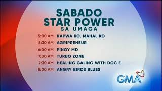 GMA - Sabado Star Power Sa Umaga schedule [08-JUNE-2024]