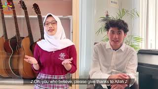 GIVE THANKS TO ALLAH cover by Kesatuan Bangsa students