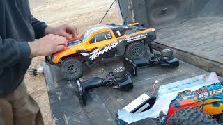 Traxxas E-Revo with paddles