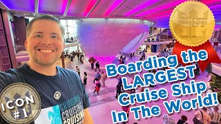 Boarding the Inaugural Icon of the Seas | Part 1 | Royal Caribbean Cruise Line