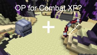 OP method of grinding combat XP in Hypixel SkyBlock without slayers