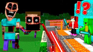 Scary Mimics vs Security House in Minecraft JJ and Mikey Maizen