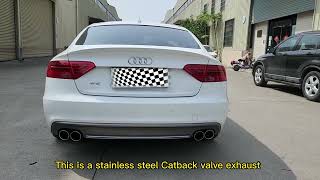 For Audi RS5 Catback